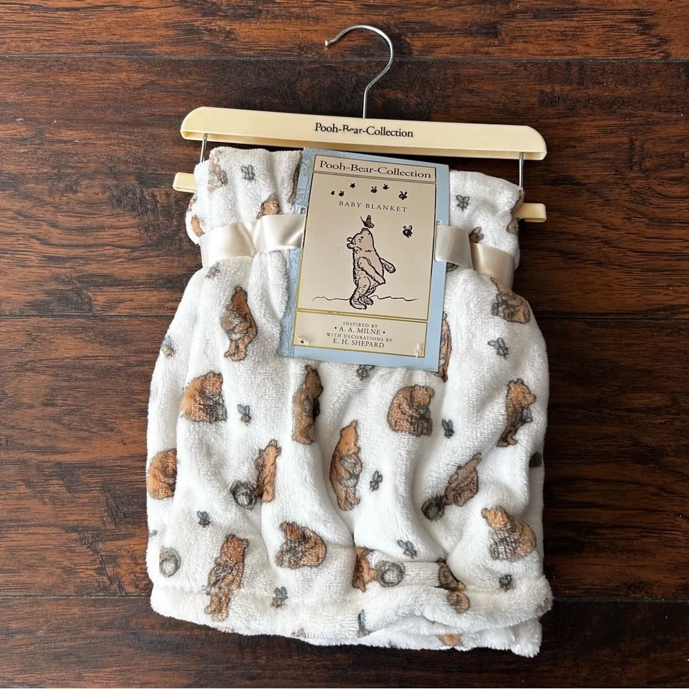 Pooh Bear Collection Baby Blanket
